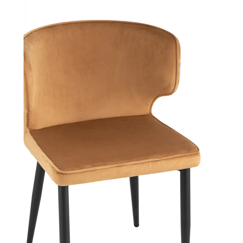 Фото 8 Кухонный стул Stool Group Матео 86x57x48 см велюр цвет оранжевый 4 шт Фото 8 Кухонный стул Stool Group Матео 86x57x48 см велюр цвет оранжевый 4 шт