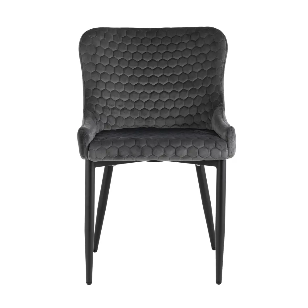 Фото 6 Кухонный стул Stool Group Ститч хани 82x63x43 см велюр цвет серый 4 шт Фото 6 Кухонный стул Stool Group Ститч хани 82x63x43 см велюр цвет серый 4 шт