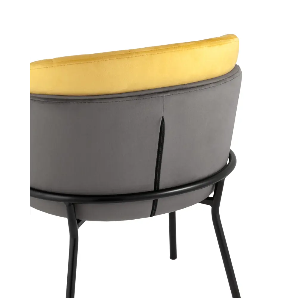Фото 7 Кухонный стул Stool Group Дабл 81x56x49 см велюр цвет оранжевый Фото 7 Кухонный стул Stool Group Дабл 81x56x49 см велюр цвет оранжевый