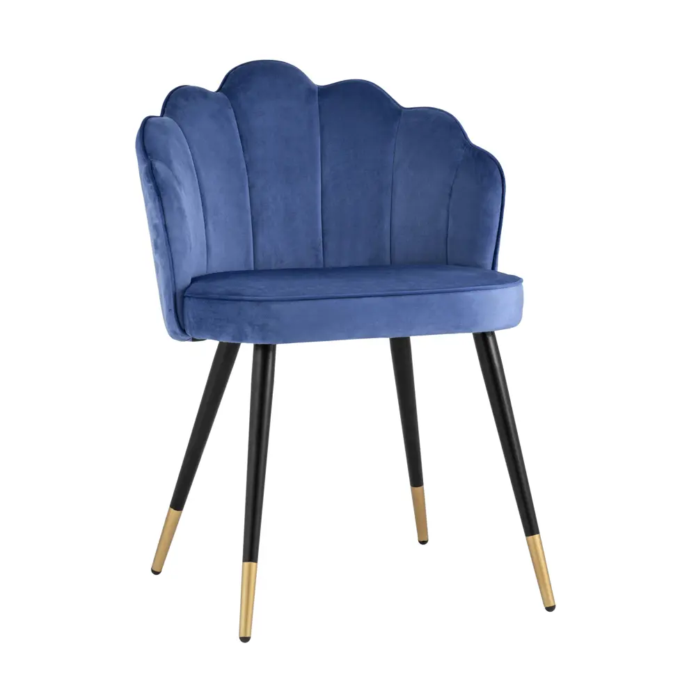 Фото Кухонный стул Stool Group Камилла 77x53x54 см велюр цвет синий Фото Кухонный стул Stool Group Камилла 77x53x54 см велюр цвет синий