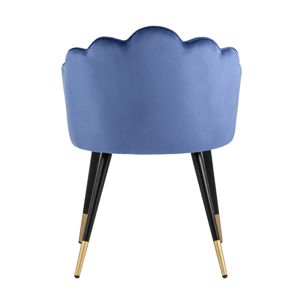Фото 4 Кухонный стул Stool Group Камилла 77x53x54 см велюр цвет синий Фото 4 Кухонный стул Stool Group Камилла 77x53x54 см велюр цвет синий