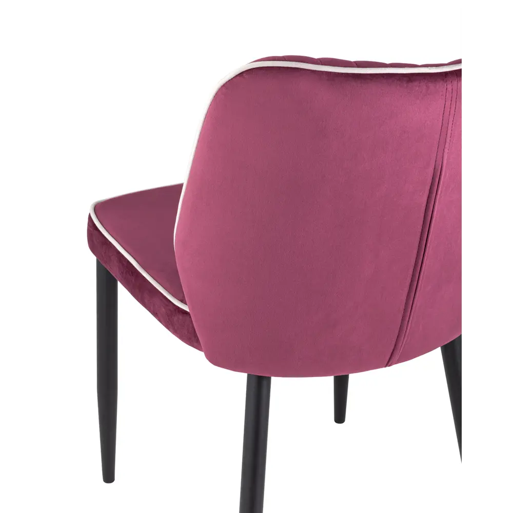 Фото 4 Кухонный стул Stool Group Лоренс 62x84x47 см велюр цвет бордовый Фото 4 Кухонный стул Stool Group Лоренс 62x84x47 см велюр цвет бордовый