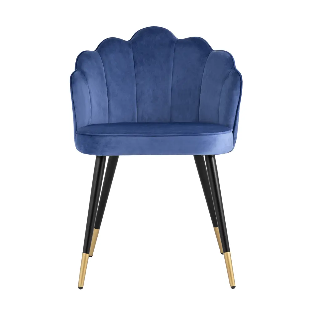 Фото 3 Кухонный стул Stool Group Камилла 77x53x54 см велюр цвет синий 4 шт Фото 3 Кухонный стул Stool Group Камилла 77x53x54 см велюр цвет синий 4 шт