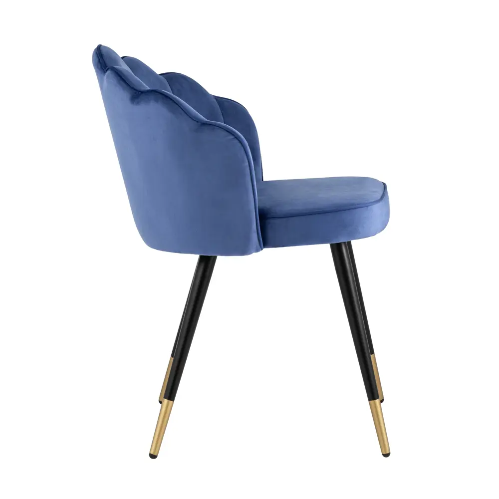 Фото 4 Кухонный стул Stool Group Камилла 77x53x54 см велюр цвет синий 4 шт Фото 4 Кухонный стул Stool Group Камилла 77x53x54 см велюр цвет синий 4 шт