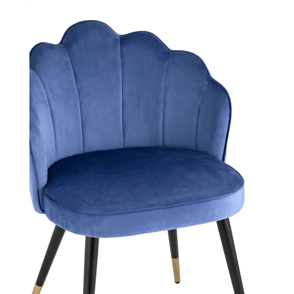 Фото 8 Кухонный стул Stool Group Камилла 77x53x54 см велюр цвет синий 4 шт Фото 8 Кухонный стул Stool Group Камилла 77x53x54 см велюр цвет синий 4 шт