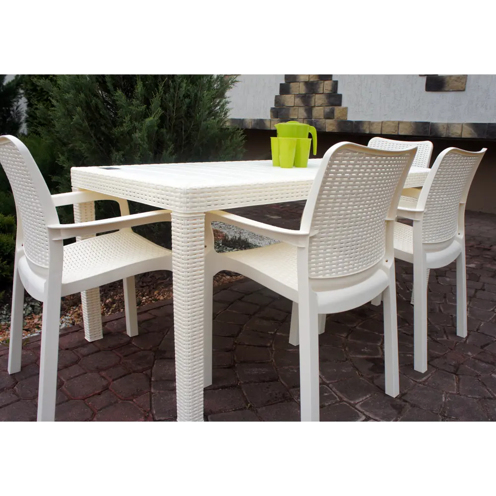 Фото 6 Стул Inreen Rattan 50.6х58х83.3 см пластик бежевый Фото 6 Стул Inreen Rattan 50.6х58х83.3 см пластик бежевый