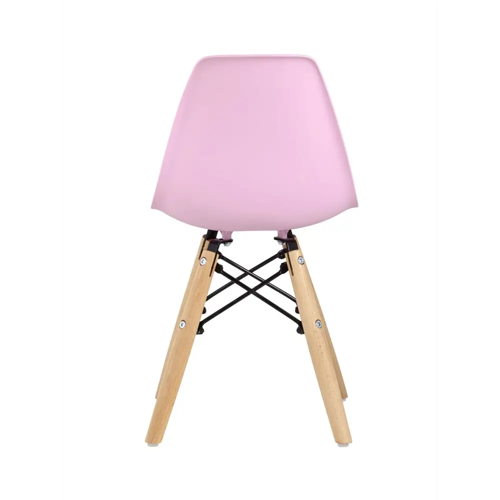 Фото 5 Кухонный стул Stool Group Eames small 54x38x31 см пластик цвет розовый ножки дерево 5 шт Фото 5 Кухонный стул Stool Group Eames small 54x38x31 см пластик цвет розовый ножки дерево 5 шт