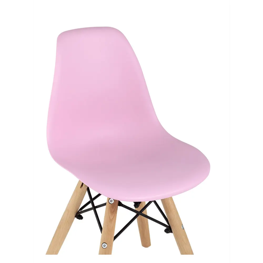 Фото 8 Кухонный стул Stool Group Eames small 54x38x31 см пластик цвет розовый ножки дерево 5 шт Фото 8 Кухонный стул Stool Group Eames small 54x38x31 см пластик цвет розовый ножки дерево 5 шт