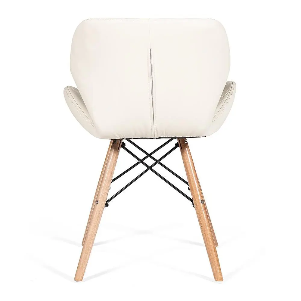 Фото 4 Стул Tetchair 17223 72x45x45 см экокожа цвет слоновая кость Фото 4 Стул Tetchair 17223 72x45x45 см экокожа цвет слоновая кость
