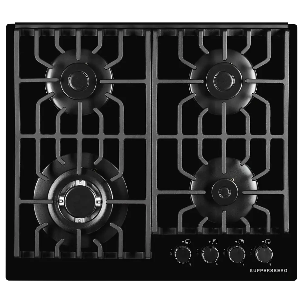 Фото Газовая варочная панель Kuppersberg TG 69 B 59 см 4 конфорки цвет черный