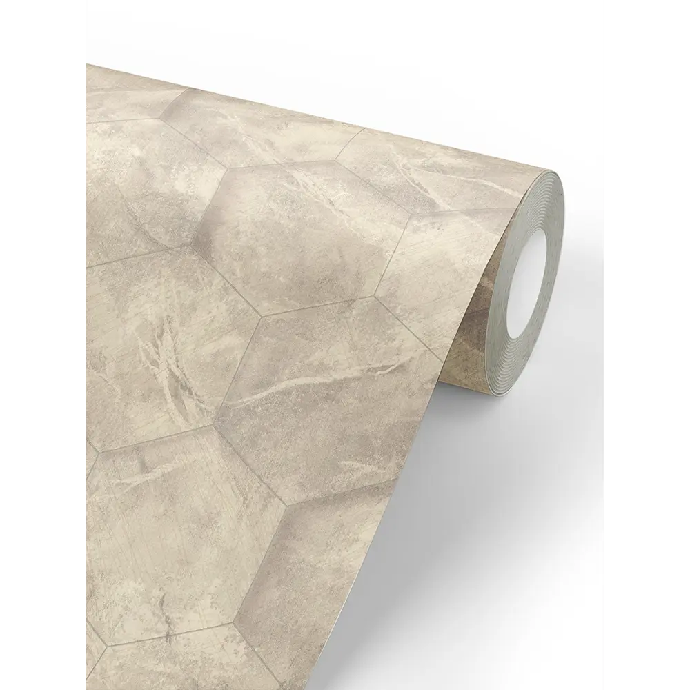 Фото 2 Обои флизелиновые Euro decor Hexagon 1.06 м коричневые 7173-02 Фото 2 Обои флизелиновые Euro decor Hexagon 1.06 м коричневые 7173-02