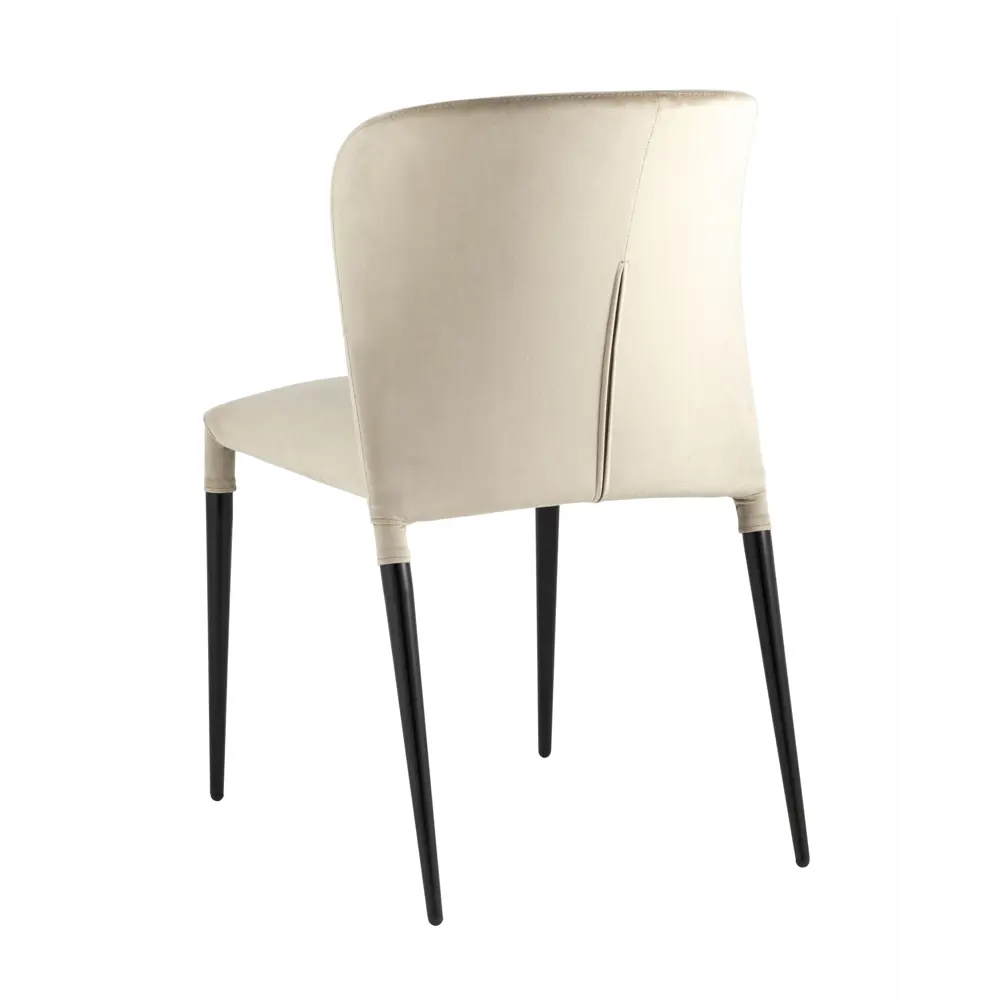 Фото 6 Комплект кухонных стульев 4 шт 86x65x43 см велюр цвет бежевый