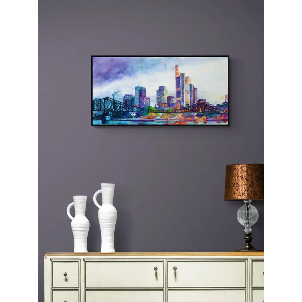 Фото 3 Постер в раме Просто Постер "Городской мост" 70x50 см