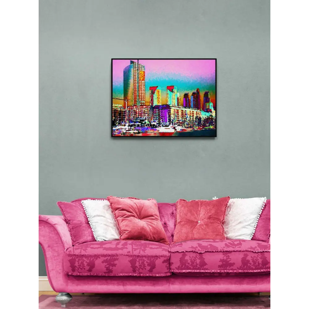 Фото Постер Просто Постер "Городской пейзаж" 70x50 см в подарочном тубусе Фото Постер Просто Постер "Городской пейзаж" 70x50 см в подарочном тубусе