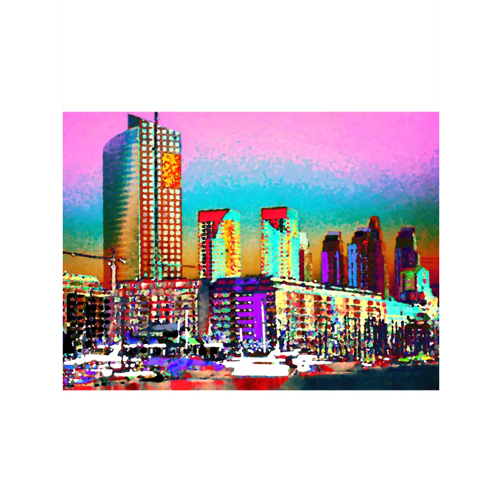 Фото 2 Постер Просто Постер "Городской пейзаж" 70x50 см в подарочном тубусе Фото 2 Постер Просто Постер "Городской пейзаж" 70x50 см в подарочном тубусе