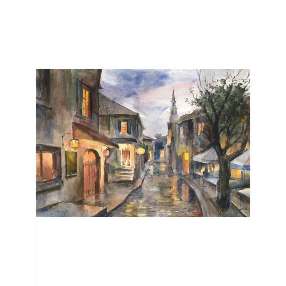 Фото 3 Постер Простопостер "Вечерняя провинция" 50x40 см