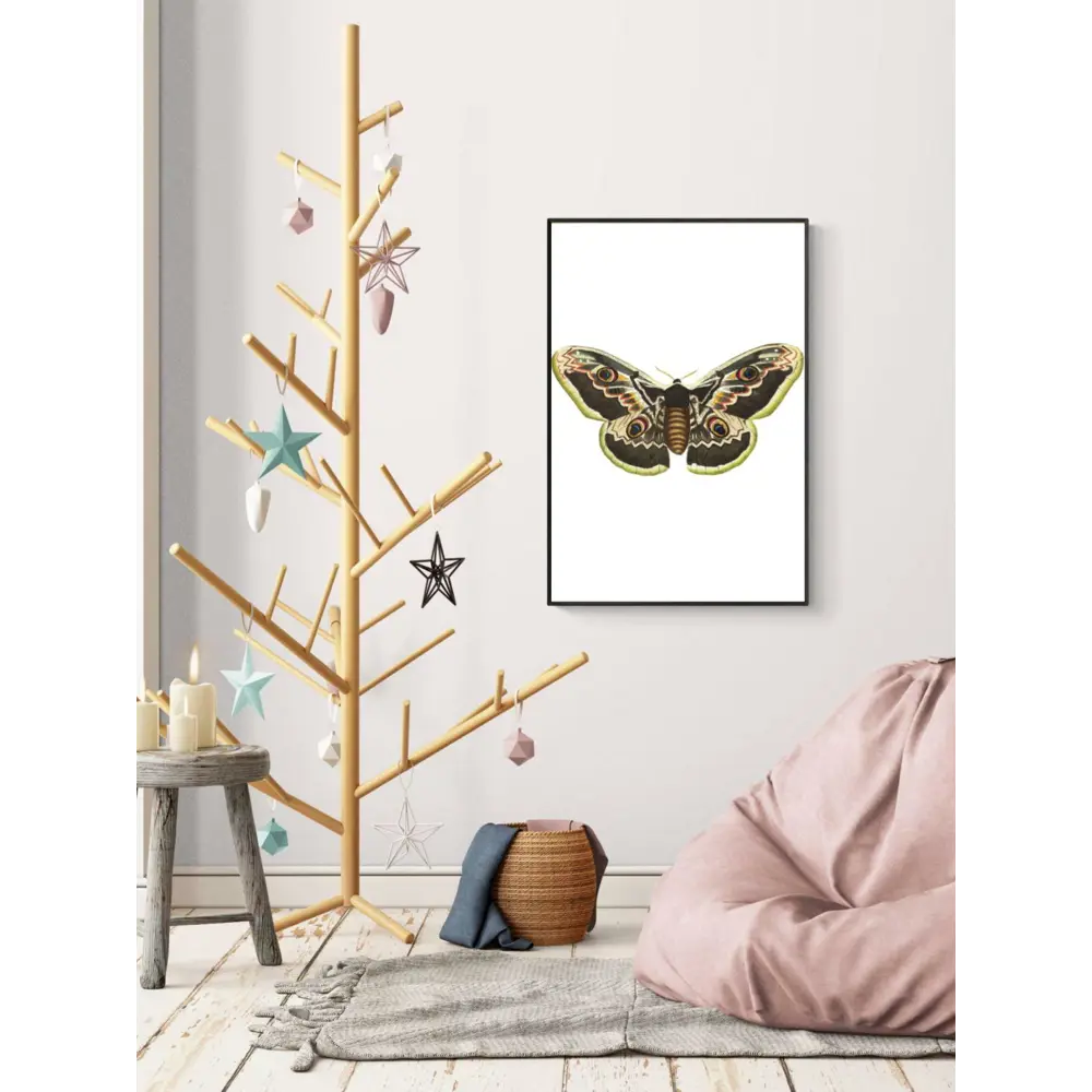 Фото Постер Простопостер "Бабочка Павлин" 90x60 см в раме Фото Постер Простопостер "Бабочка Павлин" 90x60 см в раме