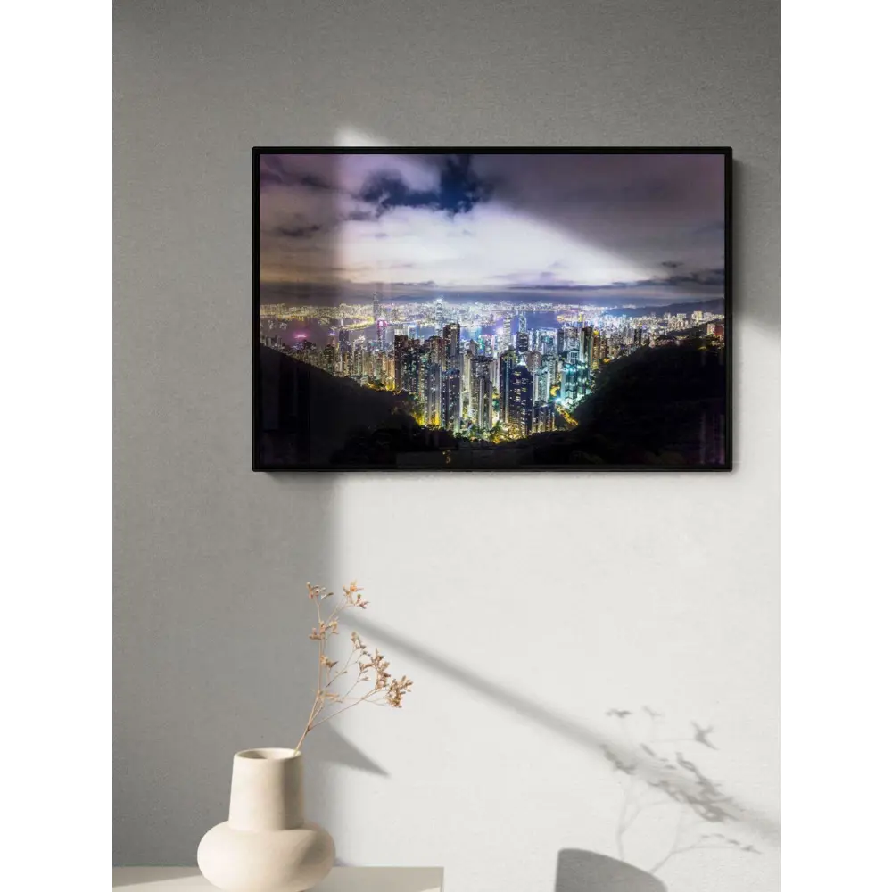 Фото 3 Постер Просто Постер "Городской пейзаж в Гонконге" 70x50 см в подарочном тубусе