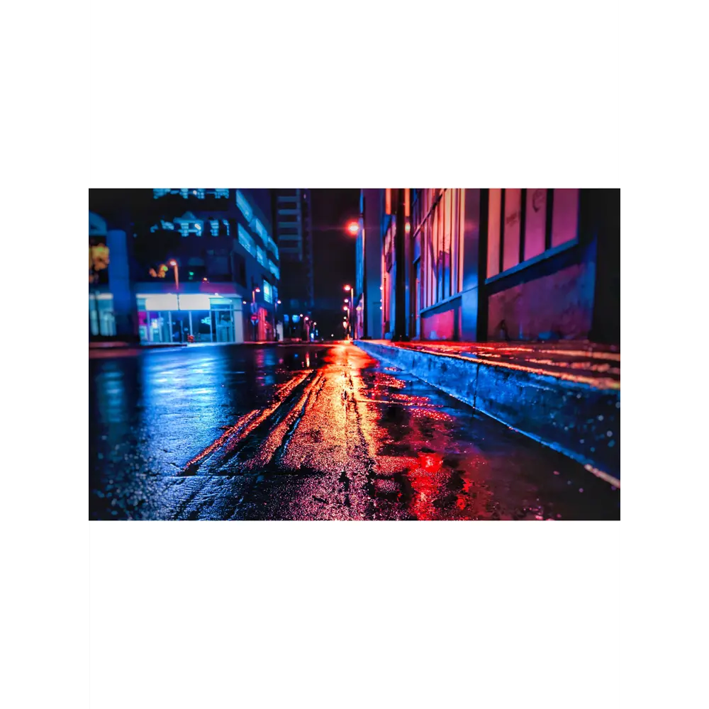 Фото 2 Постер Просто Постер "В отражении дождя" 90x60 см в подарочном тубусе