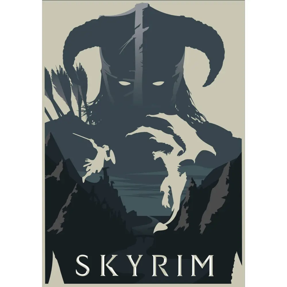 Фото 2 Постер Просто Постер "Skyrim. Довакин и Алдуин" 90x60 см в подарочном тубусе Фото 2 Постер Просто Постер "Skyrim. Довакин и Алдуин" 90x60 см в подарочном тубусе