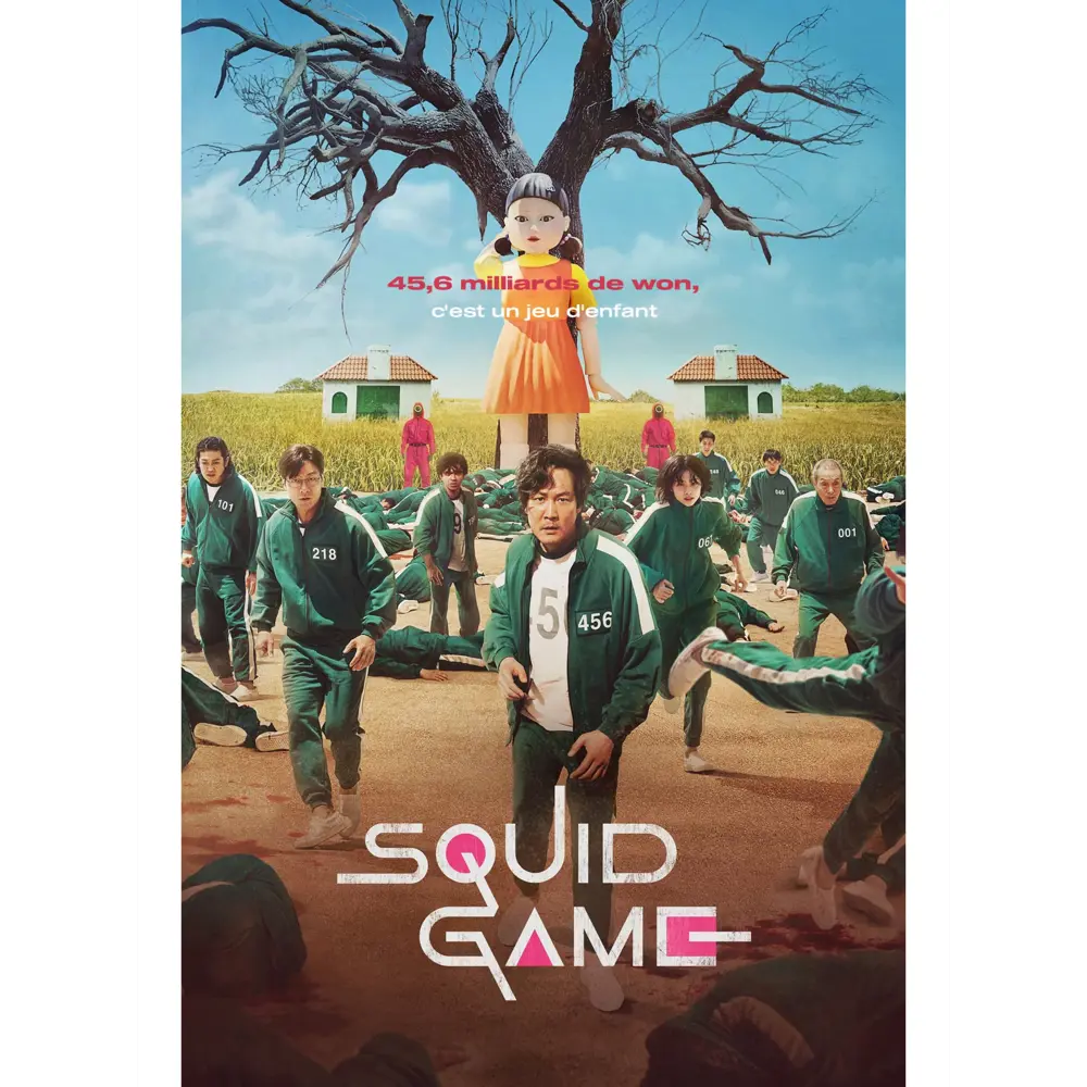 Фото 2 Постер в раме Просто Постер Игра в кальмара Squid Game 50x40 см Фото 2 Постер в раме Просто Постер Игра в кальмара Squid Game 50x40 см
