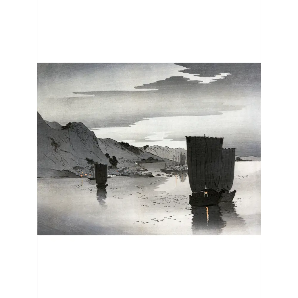 Фото 2 Постер Простопостер "Охара Косон - Японские парусные корабли" 50x40 см Фото 2 Постер Простопостер "Охара Косон - Японские парусные корабли" 50x40 см