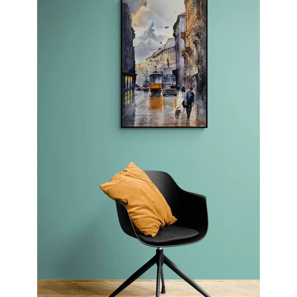 Фото 3 Постер в раме Просто Постер "Тучи над городом" 70x50 см