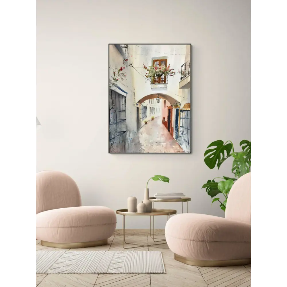 Фото 3 Постер Просто Постер "Старинная улочка" 90x60 см в подарочном тубусе