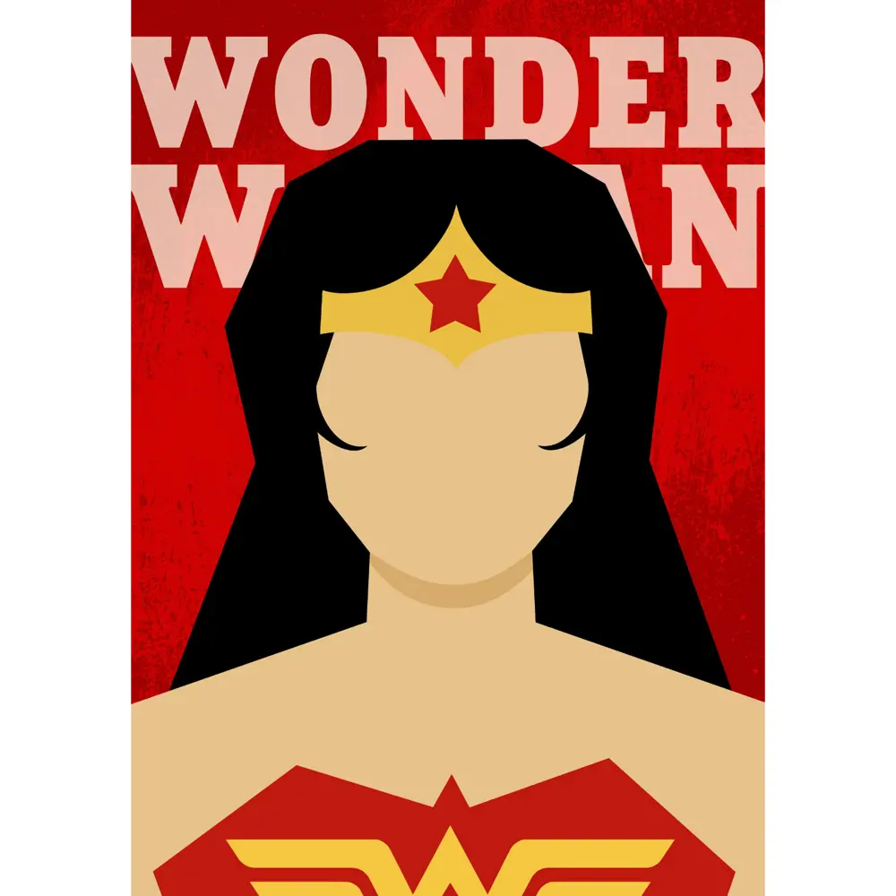 Фото 2 Постер Простопостер "Чудо-женщина - Главная героиня" 50x40 см в подарочном тубусе