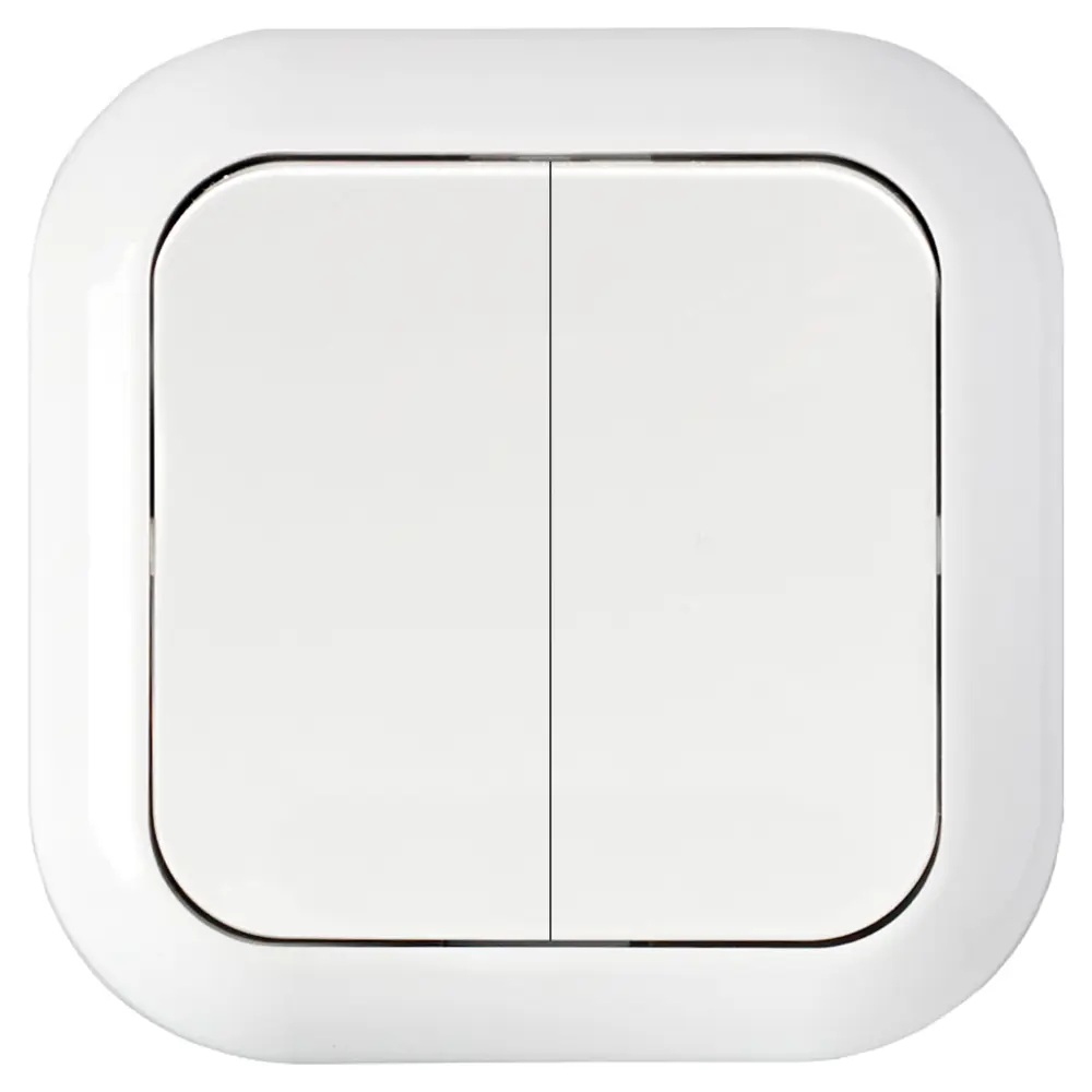Фото Выключатель встраиваемый Bylectrica Гармония С(6+6) 10-849 2 клавиши цвет белый Фото Выключатель встраиваемый Bylectrica Гармония С(6+6) 10-849 2 клавиши цвет белый