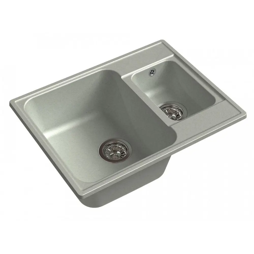 Фото Мойка под столешницу Granfest Quarz eco z-09 80x55x23 см мрамор цвет серый Фото Мойка под столешницу Granfest Quarz eco z-09 80x55x23 см мрамор цвет серый