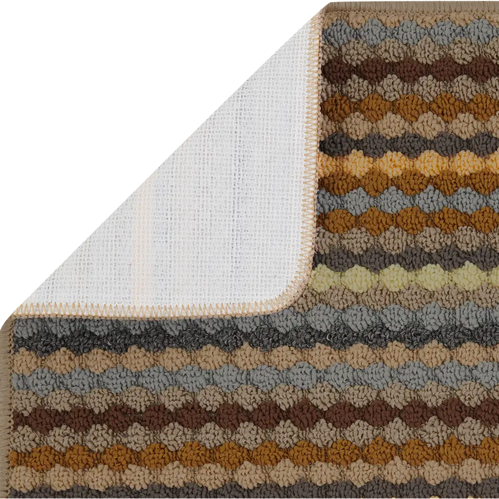 Фото 4 Коврик декоративный полипропилен 5402 60х100 см цвет бежевый Фото 4 Коврик декоративный полипропилен 5402 60х100 см цвет бежевый