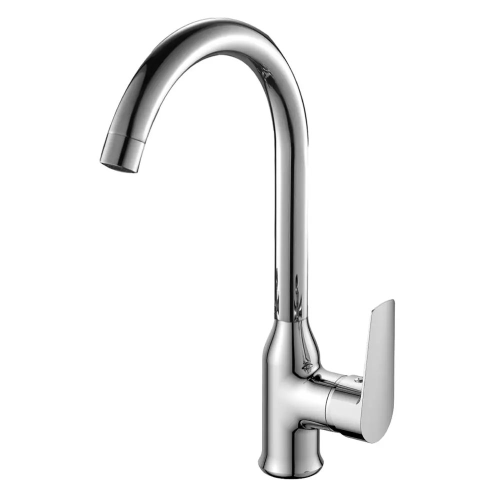 Фото Смеситель для кухни с датчиком Rossinka silvermix S35-24 излив 25 см цвет хром