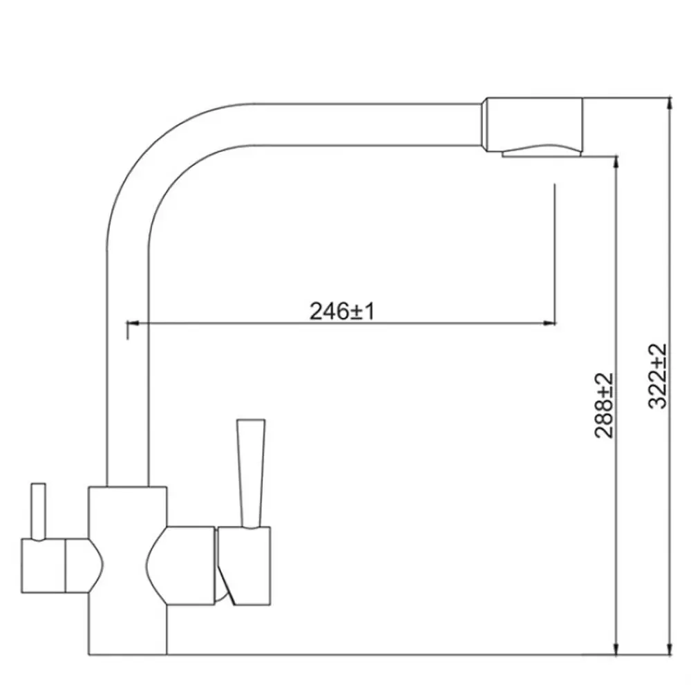 Фото 2 Смеситель для кухни с датчиком Kaiser Merkur 26044-4 излив 28 см цвет бежевый