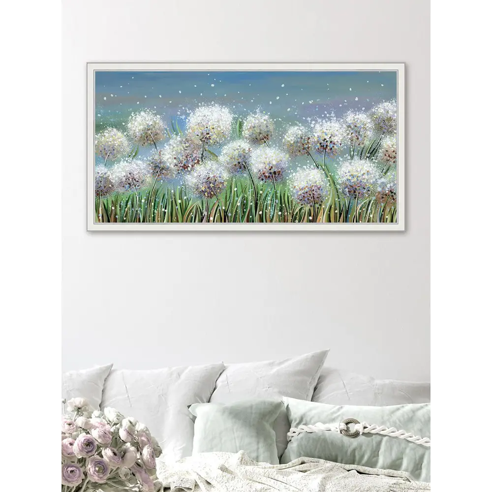 Фото Картина в раме Grafis-Art "Одуванчики 1" 50x100 см GRAF 21051 Фото Картина в раме Grafis-Art "Одуванчики 1" 50x100 см GRAF 21051