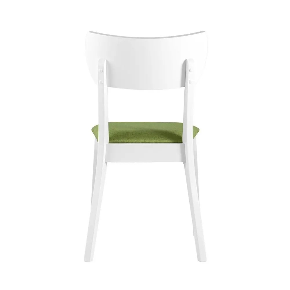 Фото 7 Стул кухонный Стул груп Tomas white 85x56x46 см ткань цвет салатовый 4 шт