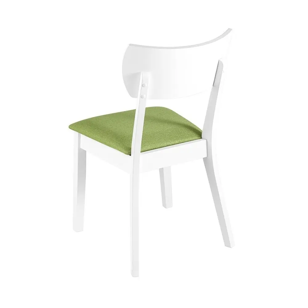 Фото 8 Стул кухонный Стул груп Tomas white 85x56x46 см ткань цвет салатовый 4 шт