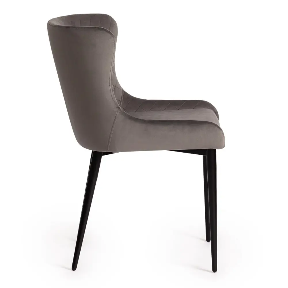 Фото 3 Кухонный стул Tetchair Mantra 15438 82х61х49 см ткань цвет черный 4 шт