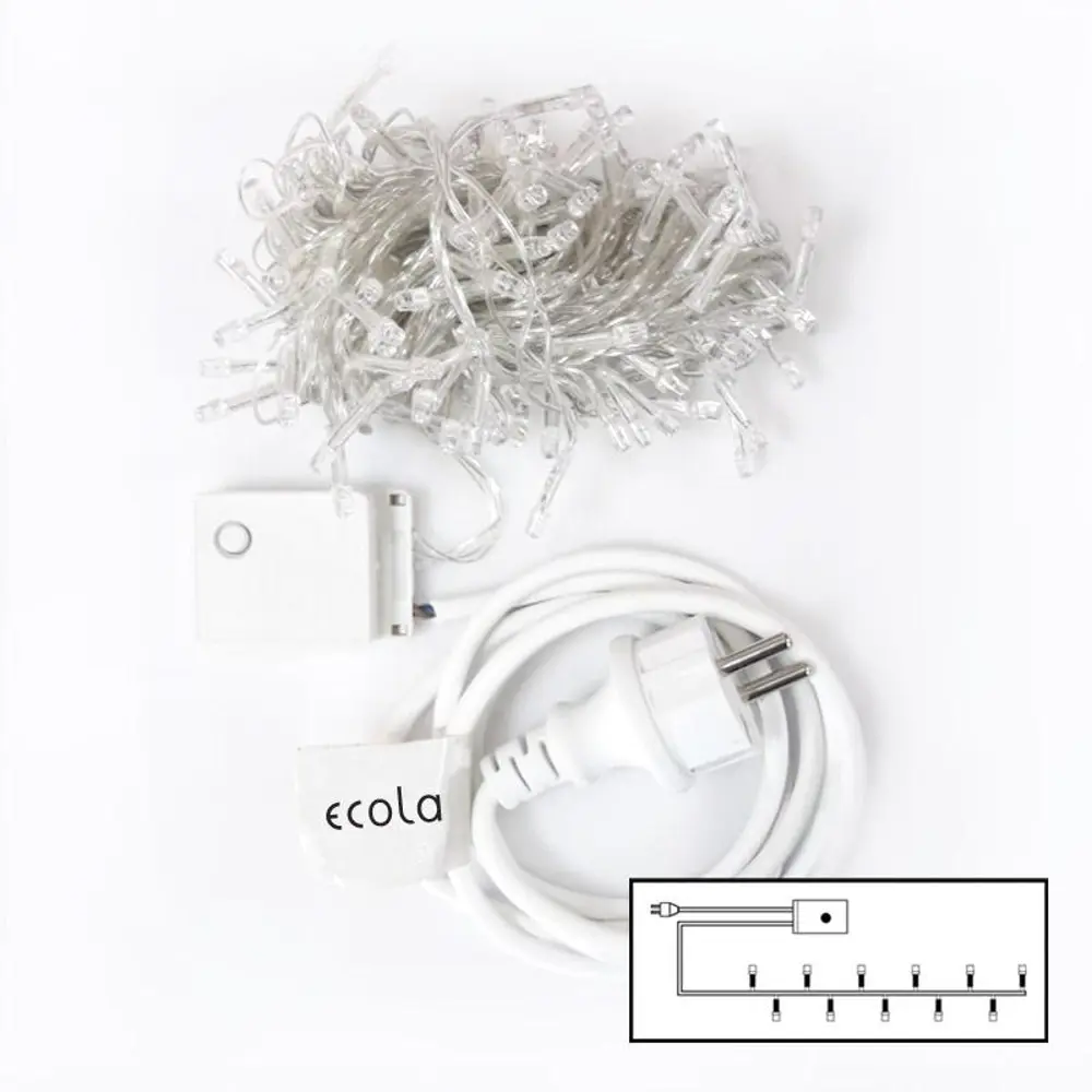 Фото 2 Электрогирлянда внутренняя Ecola Нить 6м 100LED разноцветная N2YM06ELC Фото 2 Электрогирлянда внутренняя Ecola Нить 6м 100LED разноцветная N2YM06ELC