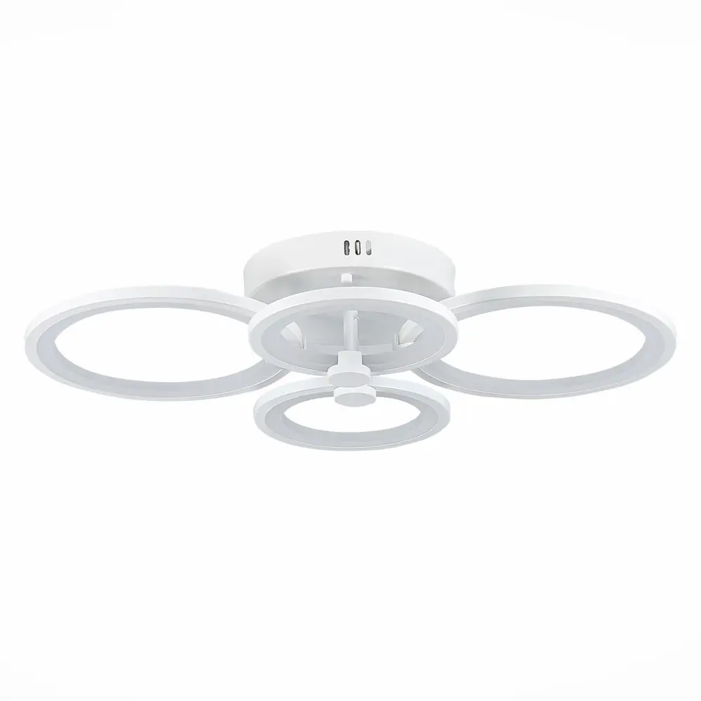 Фото 2 Люстра потолочная светодиодная ALMA LIGHT ALC00071WH-3000-6000K-LED.4x100W 16 м² изменение оттенков белого цвет белый Фото 2 Люстра потолочная светодиодная ALMA LIGHT ALC00071WH-3000-6000K-LED.4x100W 16 м² изменение оттенков белого цвет белый