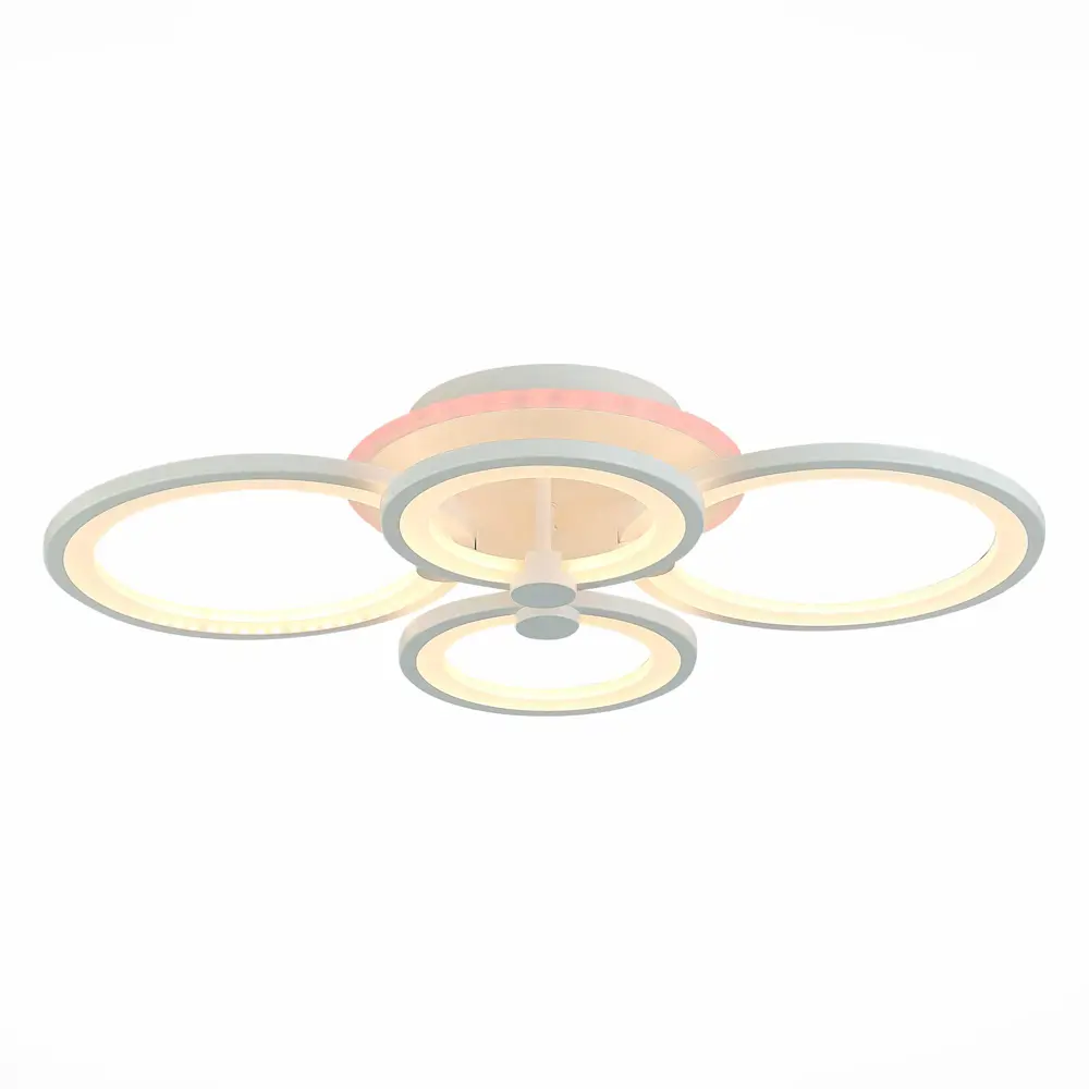 Фото 2 Люстра потолочная светодиодная ALMA LIGHT ALC00073WH-RGB-LED.4x100W 16 м² изменение цвета RGB цвет белый Фото 2 Люстра потолочная светодиодная ALMA LIGHT ALC00073WH-RGB-LED.4x100W 16 м² изменение цвета RGB цвет белый