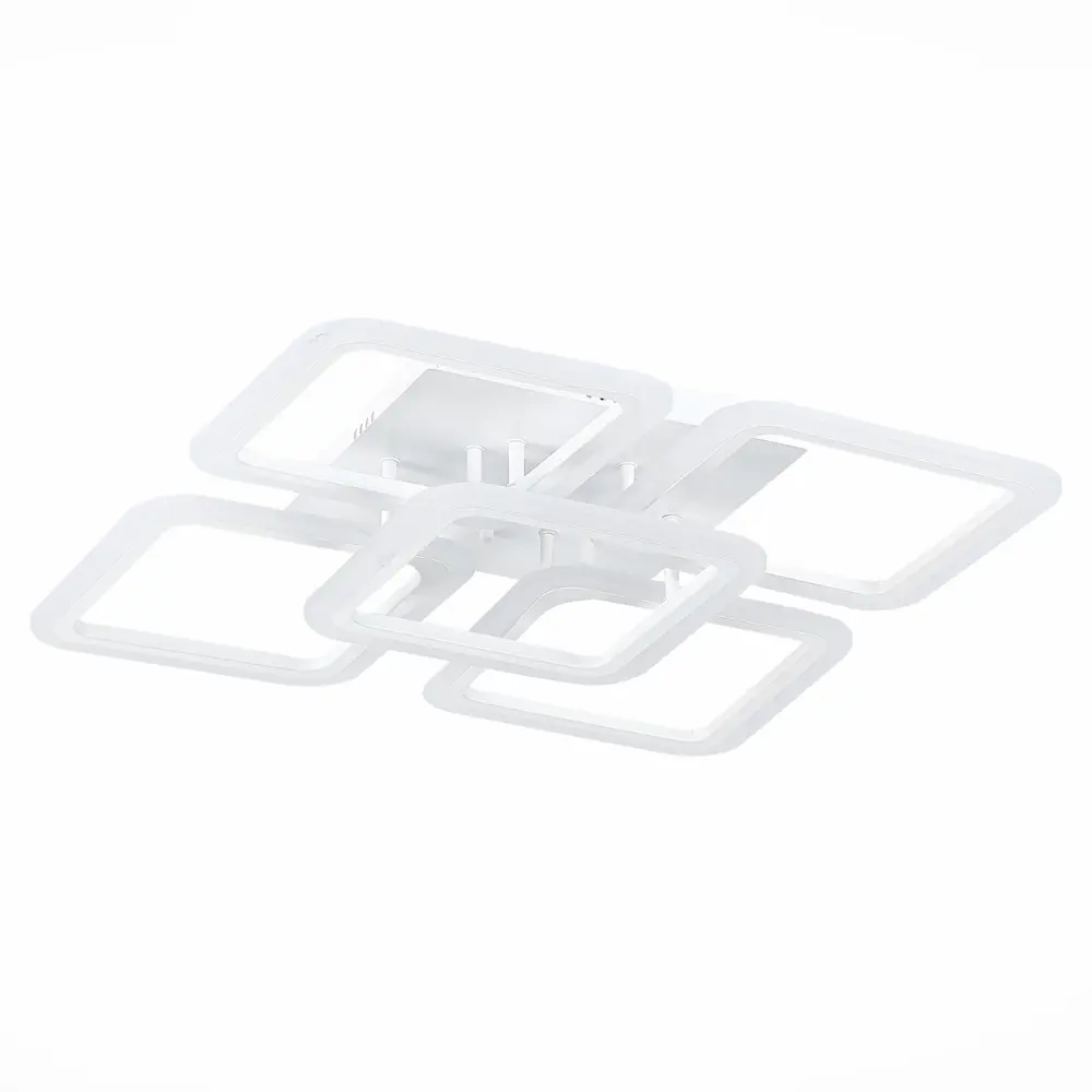 Фото 2 Люстра потолочная светодиодная ALMA LIGHT ALC00079WH-3000-6000K-LED.5x140W 24 м² изменение оттенков белого цвет белый Фото 2 Люстра потолочная светодиодная ALMA LIGHT ALC00079WH-3000-6000K-LED.5x140W 24 м² изменение оттенков белого цвет белый