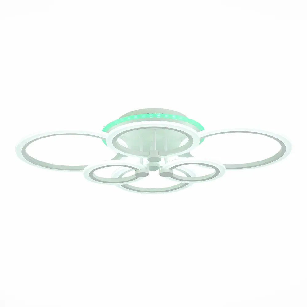 Фото 3 Люстра потолочная светодиодная ALMA LIGHT ALC00102WH-RGB-LED.6x132W 20 м² изменение цвета RGB цвет белый Фото 3 Люстра потолочная светодиодная ALMA LIGHT ALC00102WH-RGB-LED.6x132W 20 м² изменение цвета RGB цвет белый