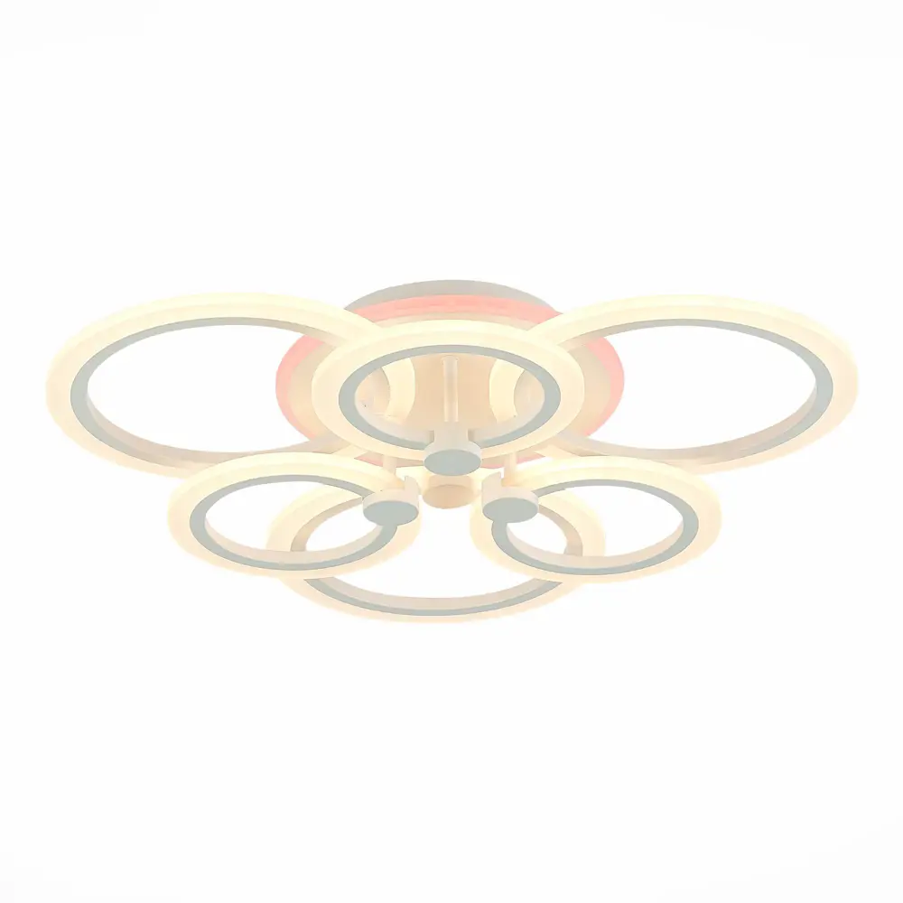 Фото 2 Люстра потолочная светодиодная ALMA LIGHT ALC00104WH-RGB-LED.6x108W 18 м² изменение цвета RGB цвет белый Фото 2 Люстра потолочная светодиодная ALMA LIGHT ALC00104WH-RGB-LED.6x108W 18 м² изменение цвета RGB цвет белый
