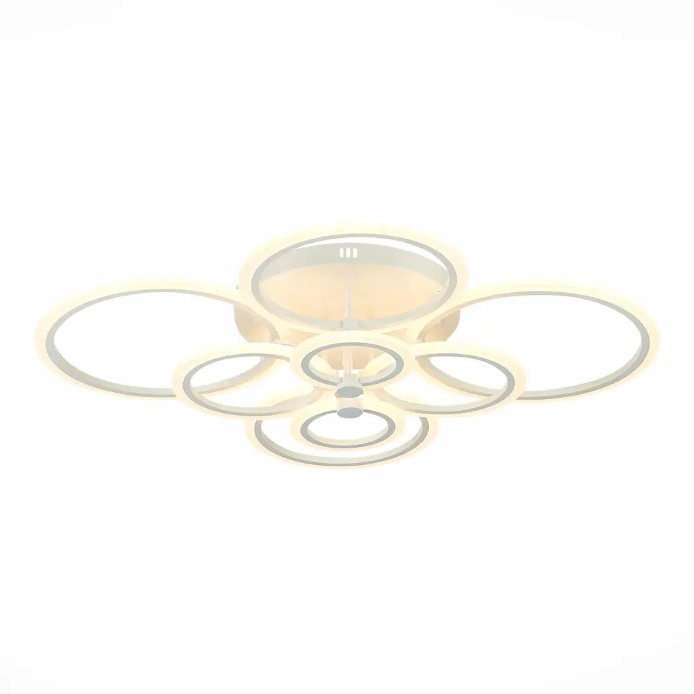 Фото 8 Люстра потолочная светодиодная ALMA LIGHT ALC00100WH-3000-6000K-LED.8x212W 34 м² изменение оттенков белого цвет белый Фото 8 Люстра потолочная светодиодная ALMA LIGHT ALC00100WH-3000-6000K-LED.8x212W 34 м² изменение оттенков белого цвет белый