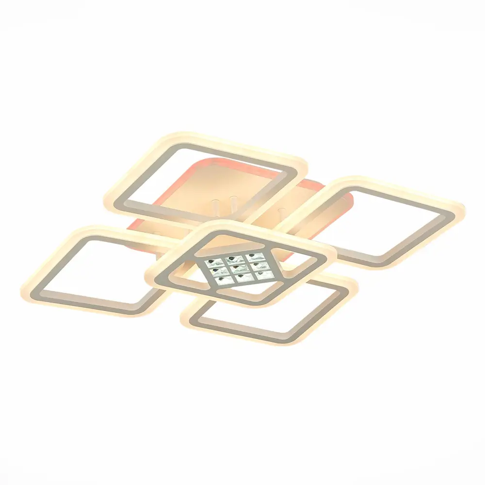 Фото 2 Люстра потолочная светодиодная ALMA LIGHT ALC00181WH-RGB-LED.5x160W 26 м² изменение цвета RGB цвет белый Фото 2 Люстра потолочная светодиодная ALMA LIGHT ALC00181WH-RGB-LED.5x160W 26 м² изменение цвета RGB цвет белый