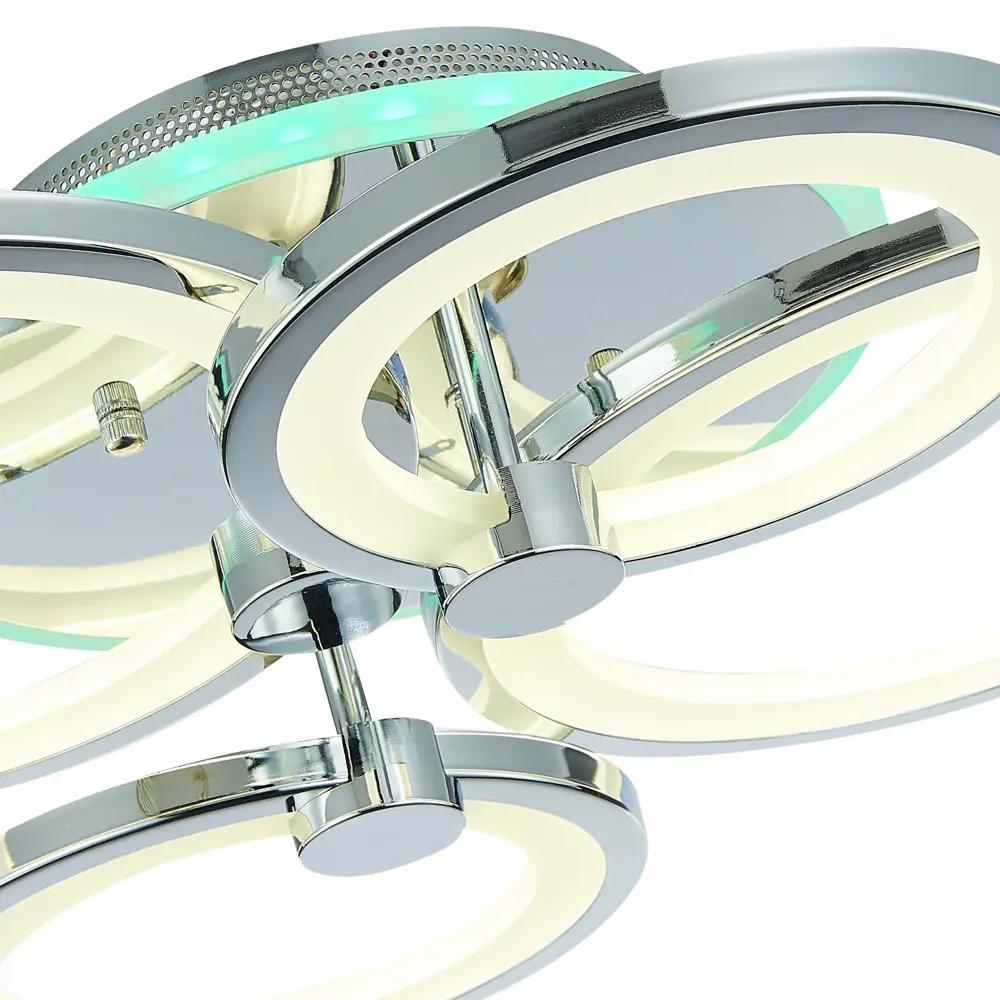 Фото 6 Люстра потолочная светодиодная ALMA LIGHT ALC00073CH-RGB-LED.4x100W 16 м² изменение цвета RGB цвет серый серебристый Фото 6 Люстра потолочная светодиодная ALMA LIGHT ALC00073CH-RGB-LED.4x100W 16 м² изменение цвета RGB цвет серый серебристый