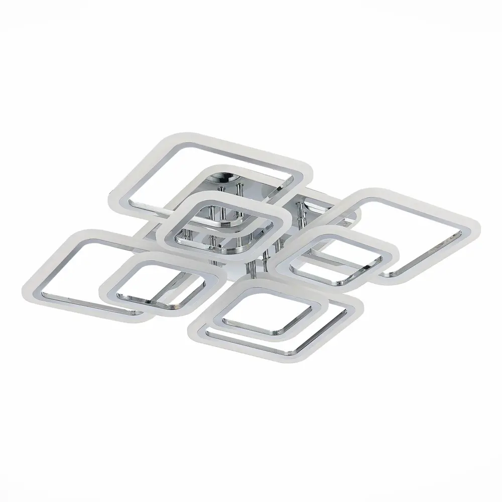 Фото 4 Люстра потолочная светодиодная ALMA LIGHT ALC00082CH-RGB-LED.8x176W 24 м² изменение цвета RGB цвет серый серебристый Фото 4 Люстра потолочная светодиодная ALMA LIGHT ALC00082CH-RGB-LED.8x176W 24 м² изменение цвета RGB цвет серый серебристый