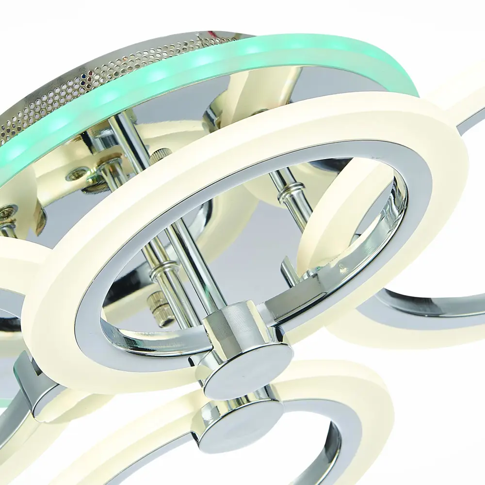 Фото 6 Люстра потолочная светодиодная ALMA LIGHT ALC00098CH-3000-6000K-LED.4x72W 12 м² изменение оттенков белого цвет серый серебристый Фото 6 Люстра потолочная светодиодная ALMA LIGHT ALC00098CH-3000-6000K-LED.4x72W 12 м² изменение оттенков белого цвет серый серебристый