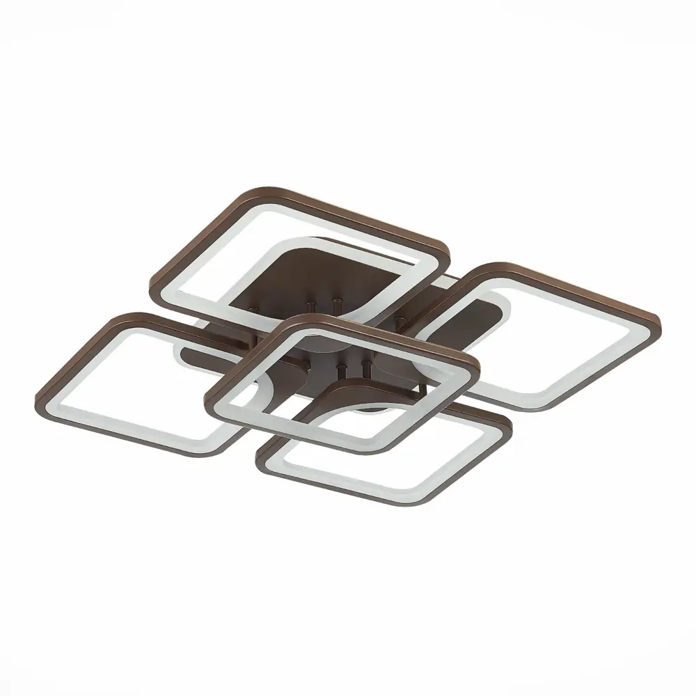Фото 4 Люстра потолочная светодиодная ALMA LIGHT ALC00093BN-RGB-LED.5x170W 26 м² изменение цвета RGB цвет коричневый Фото 4 Люстра потолочная светодиодная ALMA LIGHT ALC00093BN-RGB-LED.5x170W 26 м² изменение цвета RGB цвет коричневый